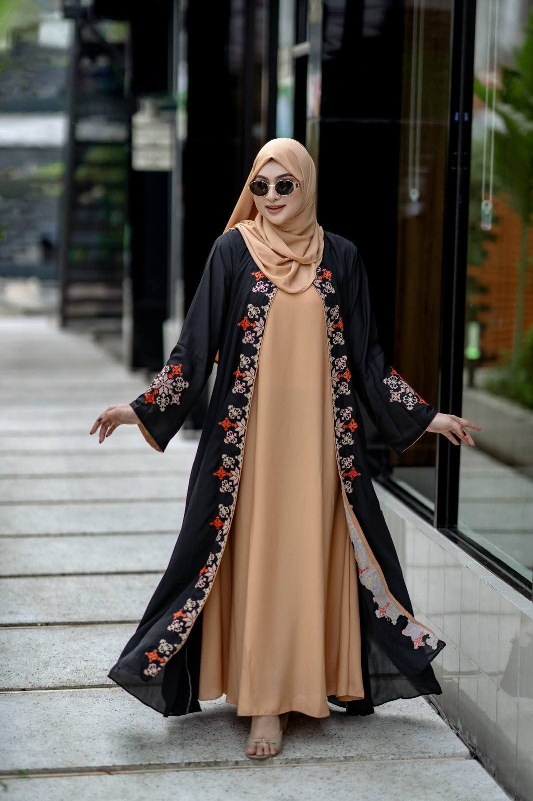 Adjust Koti Borka (with Hijab)