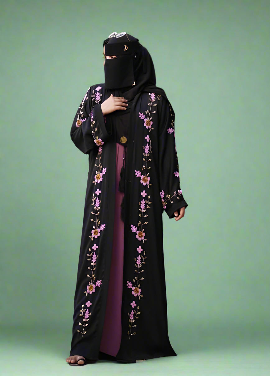 Muslima Dubai Embroidered Borka