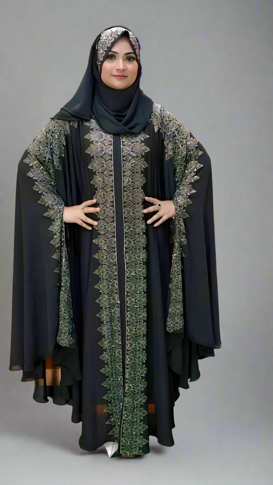 Dubai Cherry Borka with Hijab