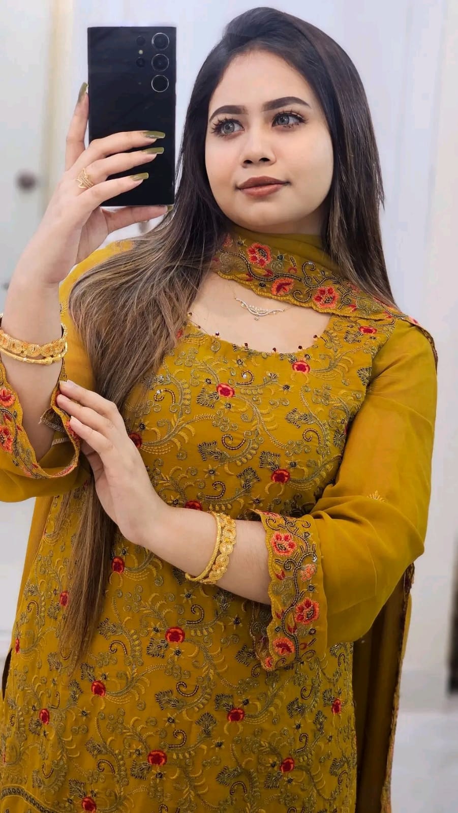 Georgette Embroidery Four Piece
