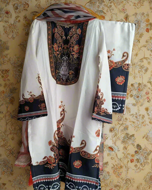 Digital Print Three Piece