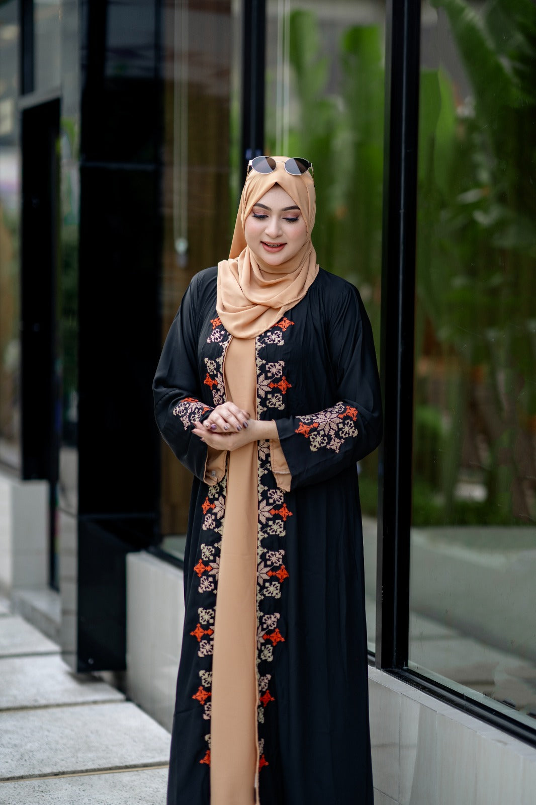 Adjust Koti Borka (with Hijab)